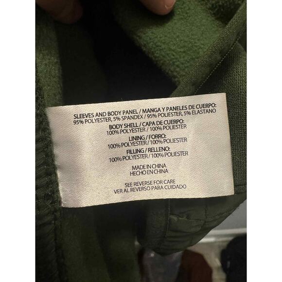 Orvis Men's Olive Green Stretch Long Sleeve Full Zip Quilted Jackets Size XL - Picture 4 of 5